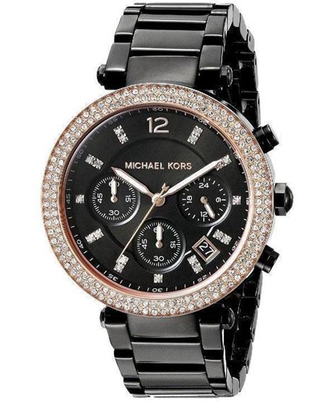 michael kors montre homme noir|michael kors automatic women's watches.